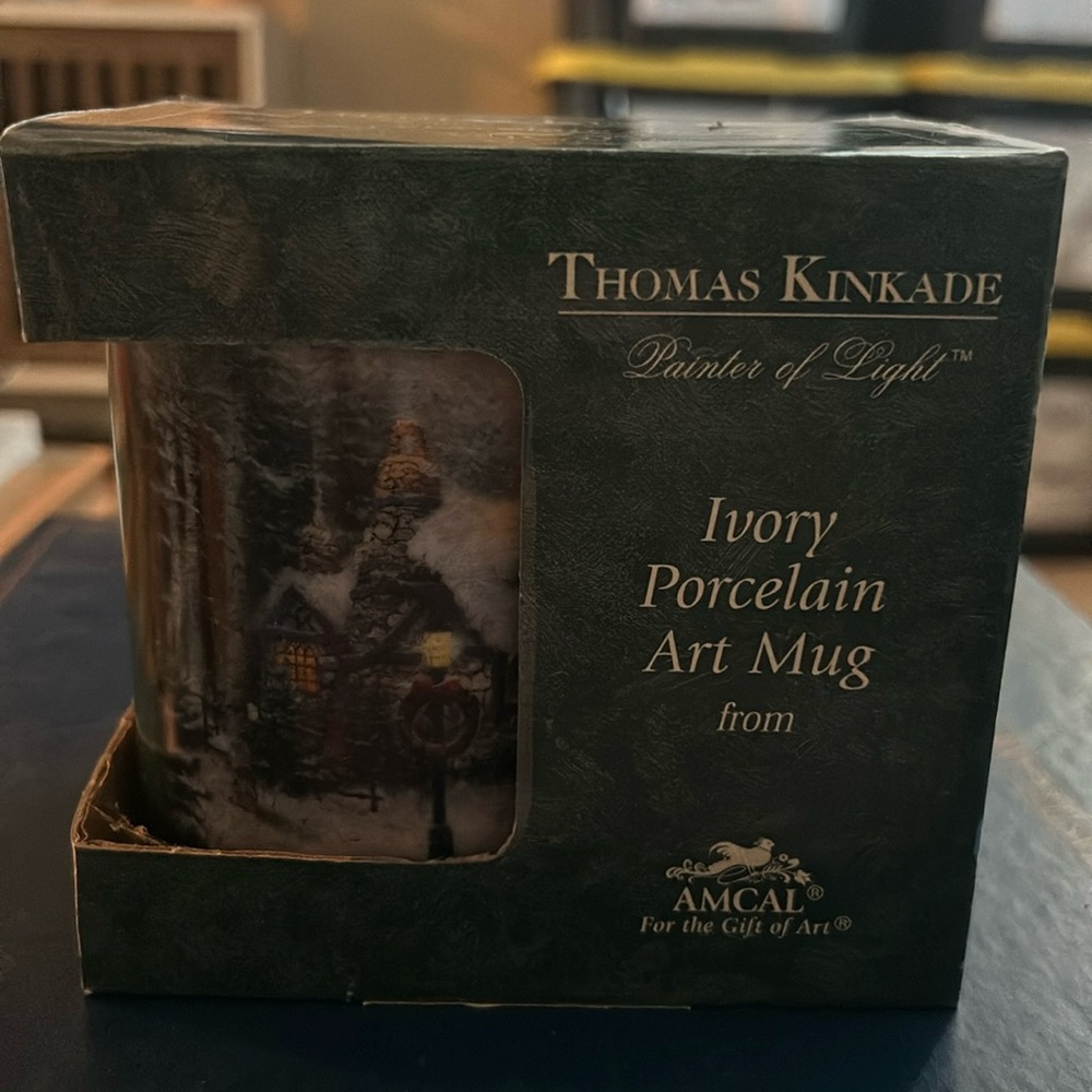 Thomas Kinkade Stonehearth Hutch Porcelain Mug
